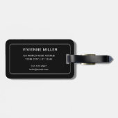 Aangepaste foto bagagelabel (Achterkant horizontaal)