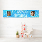 Aangepaste foto Band stranden water Band van Birth Spandoek (Insitu)