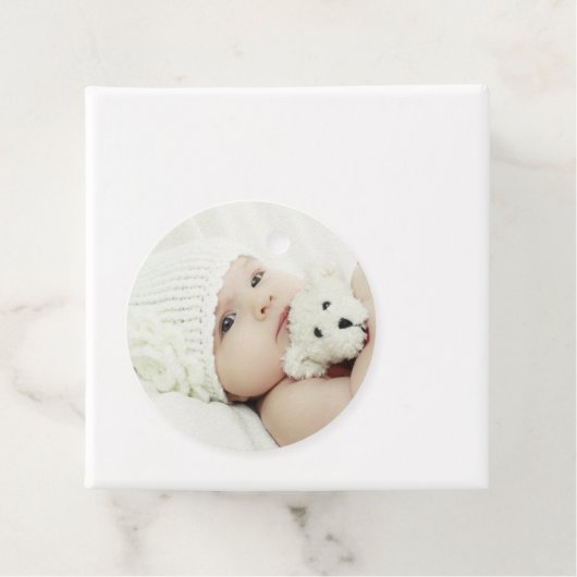 Aangepaste foto bedankjes labels (In situ)