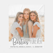 Aangepaste foto Best Friends Forever Fleece Blanke (Voorkant)