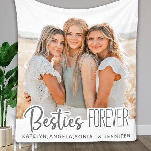 Aangepaste foto Best Friends Forever Fleece Blanke Deken