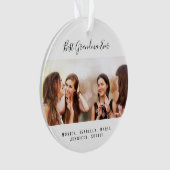 Aangepaste foto Best Grandma Ever kleinkids Ornament (voorkant)