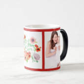 Aangepaste foto Best mam Ever Red Morphing Mok (Voorkant rechts)