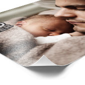 Aangepaste foto BESTE DAD OOIT Afdruk (Hoek)