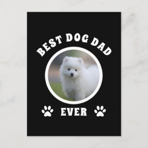Aangepaste foto beste hond vader ooit briefkaart