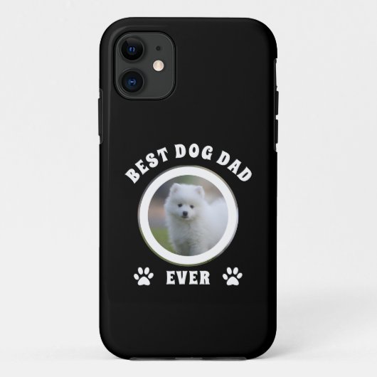 Aangepaste foto beste hond vader ooit Case-Mate iPhone case (Achterkant)