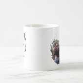 Aangepaste Foto Beste hond vader ooit Koffiemok (Center)