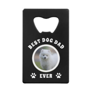 Aangepaste foto beste hond vader ooit kredietkaart flessenopener