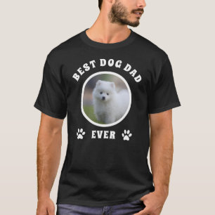 Aangepaste foto beste hond vader ooit t-shirt