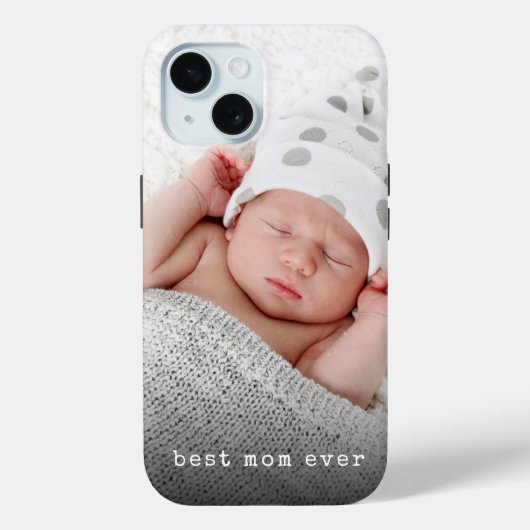 Aangepaste foto Beste Mam ooit Case-Mate iPhone Case (Achterkant)