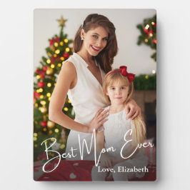 Aangepaste foto beste mam ooit fotoplaat