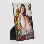 Aangepaste foto beste mam ooit fotoplaat (Zijkant)