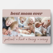 Aangepaste foto beste mam ooit fotoplaat (voorkant)