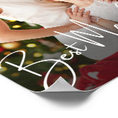 Aangepaste foto beste mam ooit poster (Hoek)