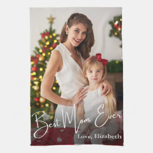 Aangepaste foto beste mam ooit theedoek