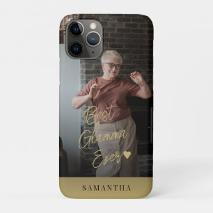 Aangepaste foto beste oma script naam gepersonalis iPhone 11 pro hoesje