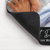 Aangepaste foto Beste Papa Ever Mousepad Muismat (Hoek)