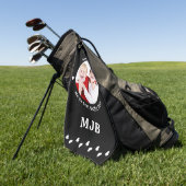 Aangepaste foto Beste papa ooit grappige golfer Golfhanddoek (Groen)