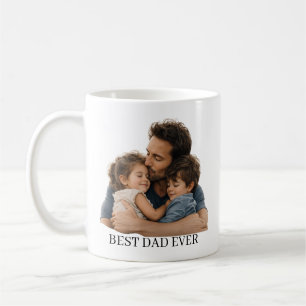 Aangepaste foto Beste papa ooit mok Gepersonalis