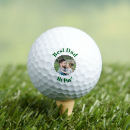 Aangepaste foto Beste papa van Par Nieuwe papa Per Golfballen