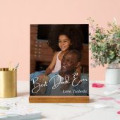 Aangepaste foto beste vader ooit acryl bord (Huwelijk)