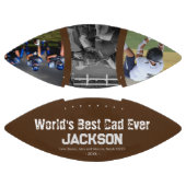 Aangepaste foto beste vader ooit american football (Panelen)