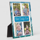 Aangepaste foto beste vader ooit fotoplaat (Zijkant)