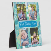 Aangepaste foto beste vader ooit fotoplaat (Zijkant)