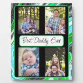 Aangepaste foto beste vader ooit fotoplaat (Voorkant)