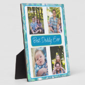 Aangepaste foto beste vader ooit fotoplaat (Zijkant)