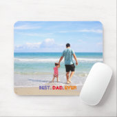 Aangepaste foto Beste vader ooit Muismat (Met muis)