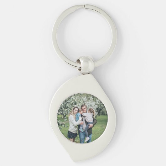 Aangepaste foto Beste vader ooit Sleutelhanger (Voorkant)