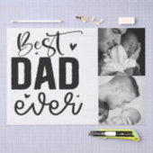 Aangepaste foto beste vader ooit tissuepapier (Craft)