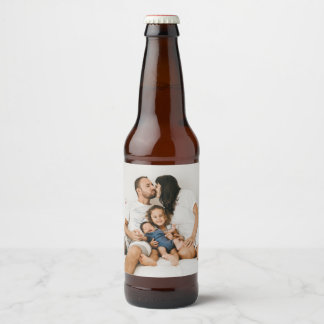 Aangepaste foto bier etiket
