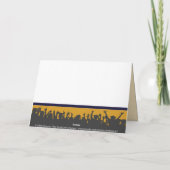 Aangepaste Foto (binnen) Afstuderen Bedankt Kaart  (Achterkant)