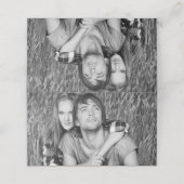 Aangepaste foto-bruiloft met vouwkaarten (Buitenkant ongevouwen)