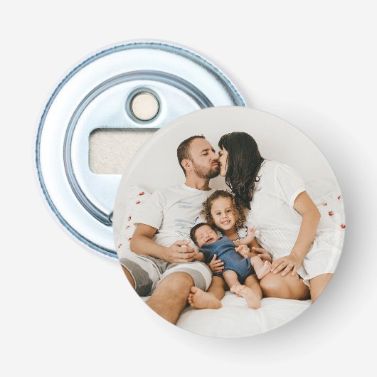 Aangepaste foto button flesopener (Voorkant)