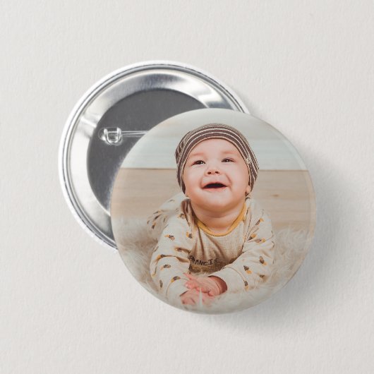 Aangepaste foto-Button Ronde Button 5,7 Cm (Voorkant /achterkant)