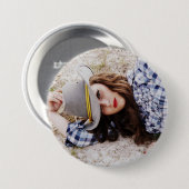 Aangepaste FOTO Buttonnen Ronde Button 7,6 Cm (Voorkant /achterkant)