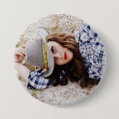 Aangepaste FOTO Buttonnen Ronde Button 7,6 Cm (Voorkant)