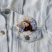 Aangepaste FOTO Buttonnen Ronde Button 7,6 Cm (In situ)