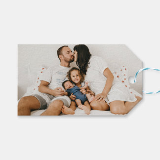 Aangepaste foto cadeaulabel