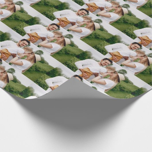 Aangepaste foto cadeaupapier (Hoek)