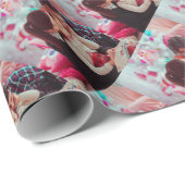 Aangepaste foto cadeaupapier (Rol Hoek)