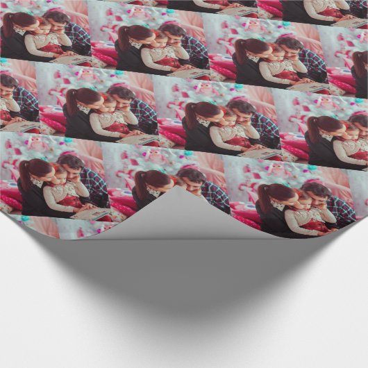 Aangepaste foto cadeaupapier (Hoek)