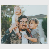 Aangepaste foto cadeaupapier (Vlak)