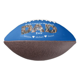 Aangepaste foto collage | Beste papa ooit voetbal American Football