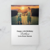 Aangepaste foto collage broer verjaardag elke leef kaart (Binnen)