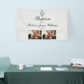 Aangepaste foto collage Doop Doop Achtergrond Spandoek (Beurs)