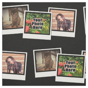 Aangepaste foto-collage drie foto-momentopname stof